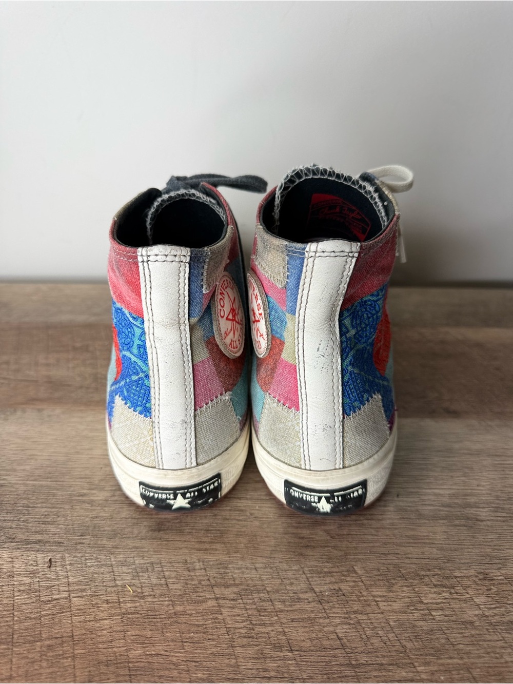 CONVERSE ALL STARS Chuck Taylor 70 High Top Chinese New Year Patchwork Size 10 - Picture 7 of 13